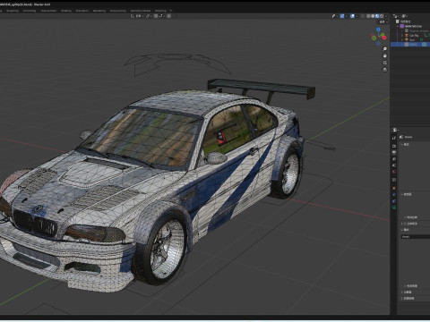 M3 E46 Modelo 3D