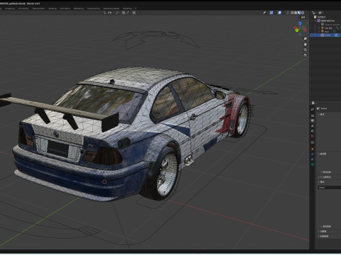 M3 E46 Modelo 3D