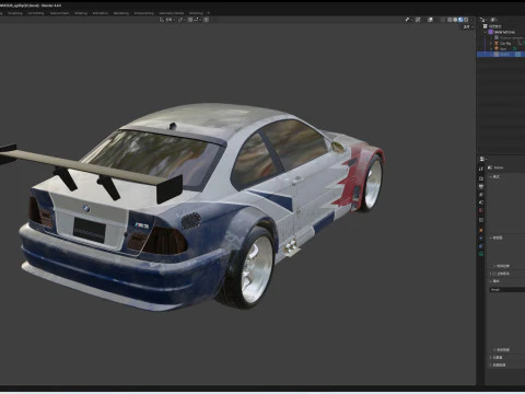 M3 E46 Model 3D