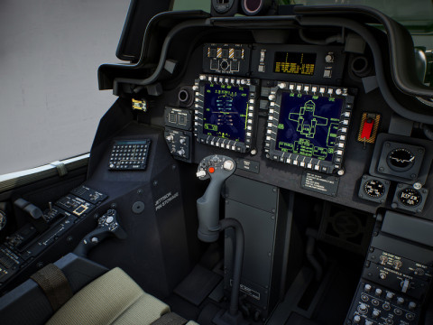 Boeing AH-64D Longbow Apache Attack Helicopter 3Dモデル
