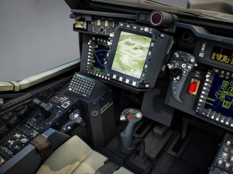 Boeing AH-64D Longbow Apache Attack Helicopter 3Dモデル