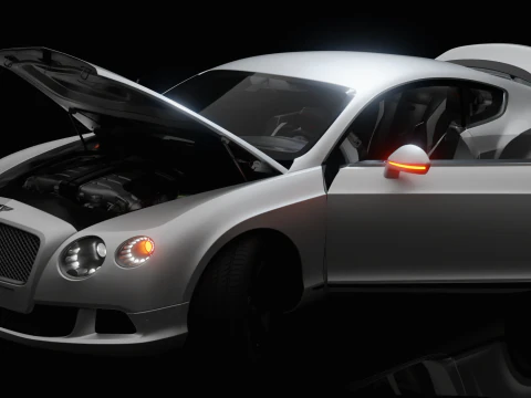 BentleyContinentalGTSupersports Model 3D