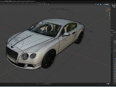 BentleyContinentalGTSupersports Model 3D