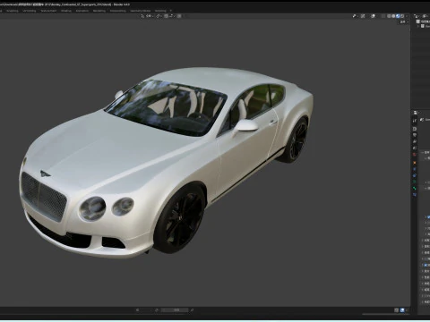 BentleyContinentalGTSupersports Model 3D