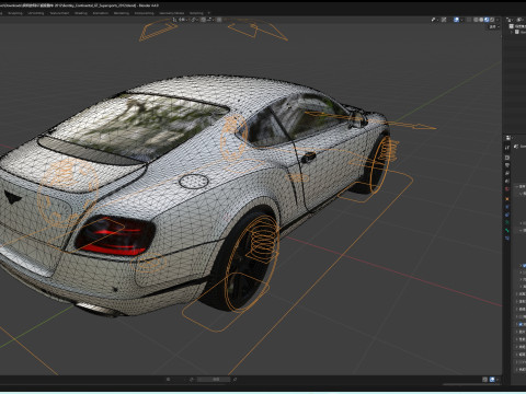 BentleyContinentalGTSupersports 3D 模型