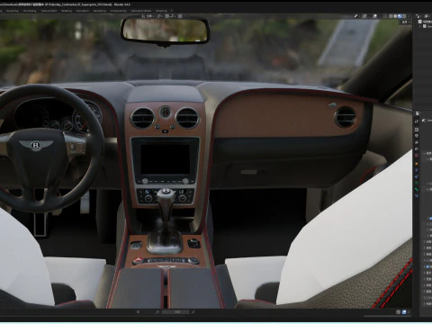 BentleyContinentalGTSupersports Model 3D