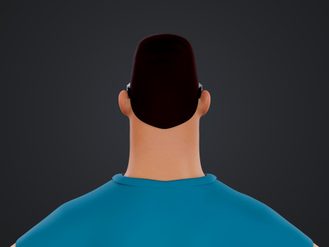 Cartoon Man 3D Model