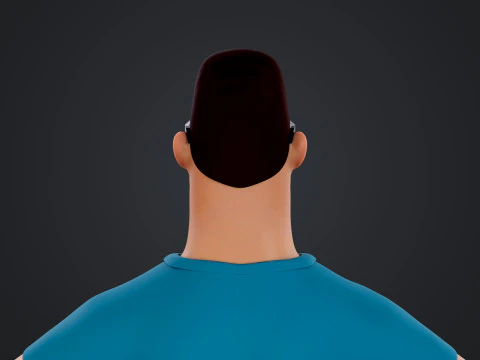 Cartoon Man 3D Model