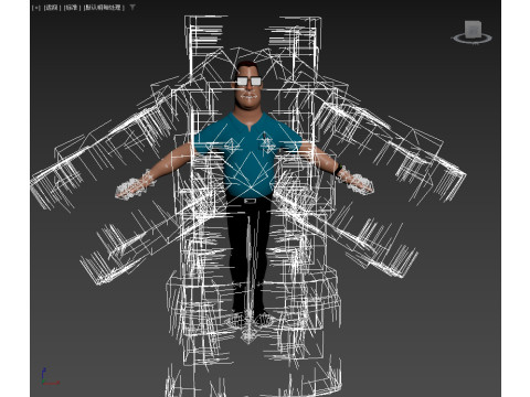 Cartoon Man 3D Model