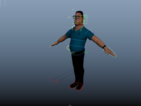 Cartoon Man 3D Model