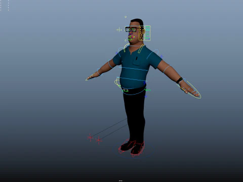 Cartoon Man 3D Model