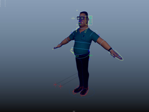 Cartoon Man 3D Model