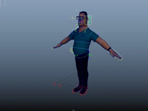 Cartoon Man 3D Model