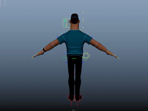 Cartoon Man 3D Model