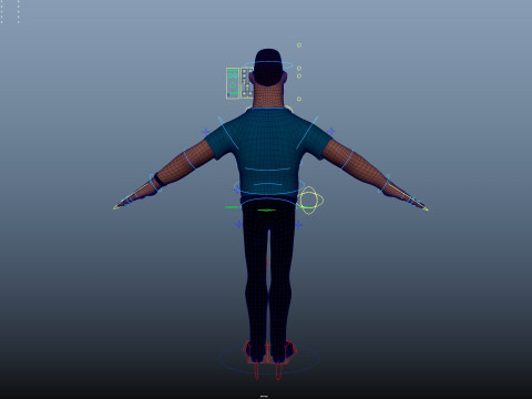 Cartoon Man 3D Model