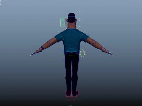 Cartoon Man 3D Model
