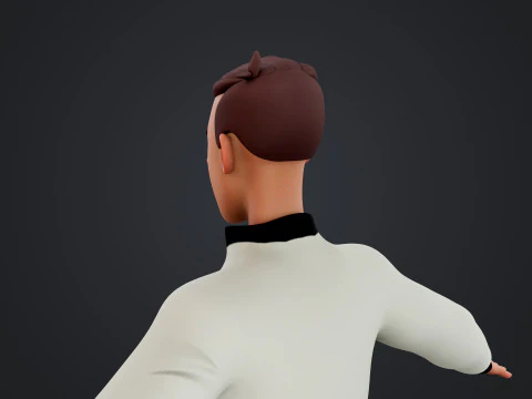Cartoon Man 3D Model