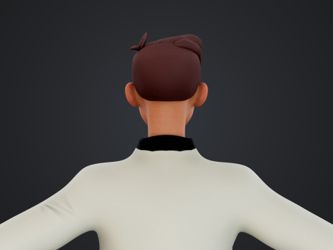 Cartoon Man 3D मॉडल