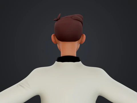 Cartoon Man 3D Model