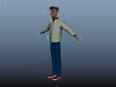 Cartoon Man 3D मॉडल