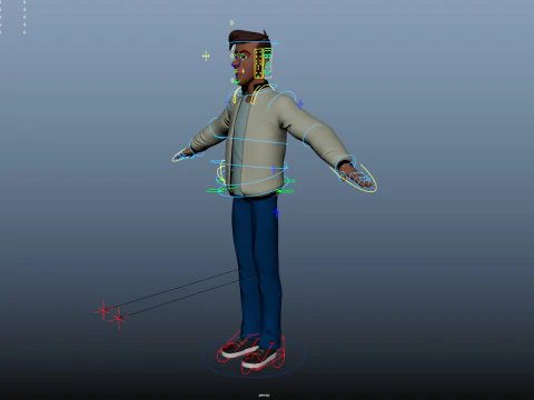 Cartoon Man 3D Model