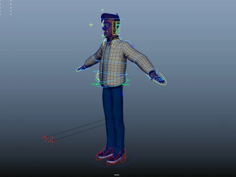 Cartoon Man 3D Model