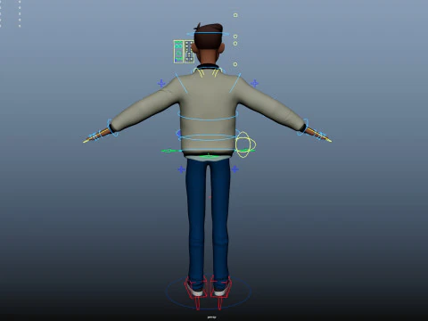 Cartoon Man 3D Model