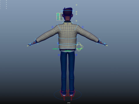 Cartoon Man 3D मॉडल