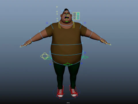 Cartoon Man 3D Model