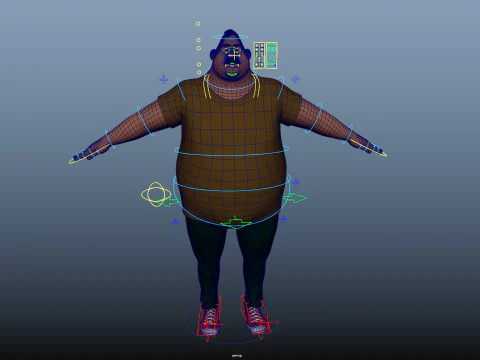 Cartoon Man 3D Model