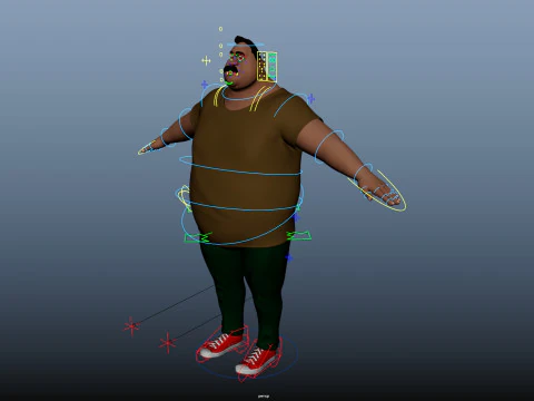 Cartoon Man 3D Model