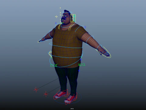 Cartoon Man 3D Model
