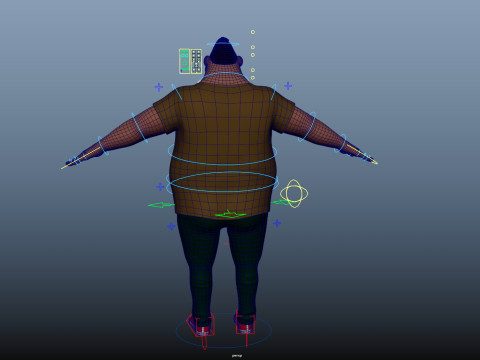 Cartoon Man 3D Модель