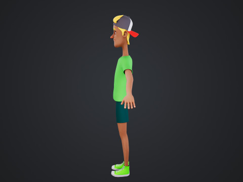 Cartoon Man 3D-Modell
