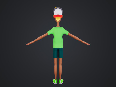 Cartoon Man 3D-Modell