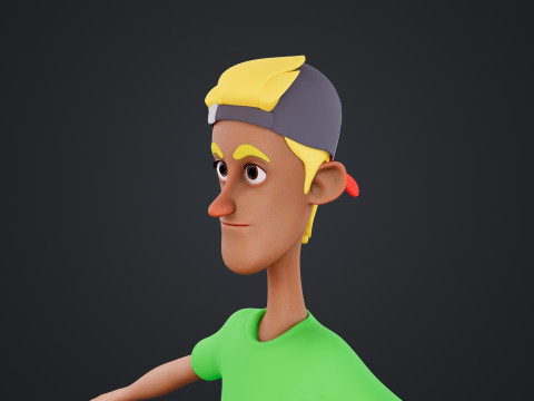 Cartoon Man 3D-Modell