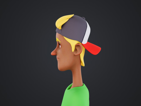 Cartoon Man 3D-Modell
