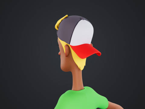 Cartoon Man 3D-Modell