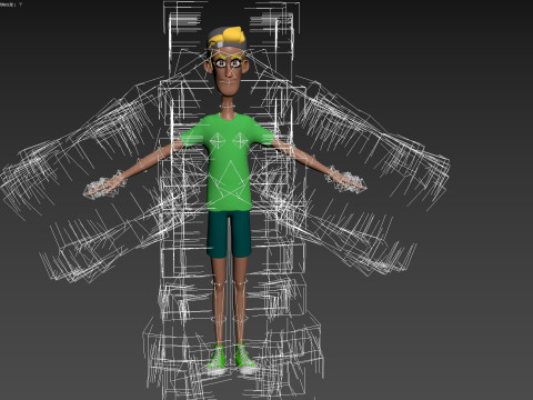 Cartoon Man 3D-Modell