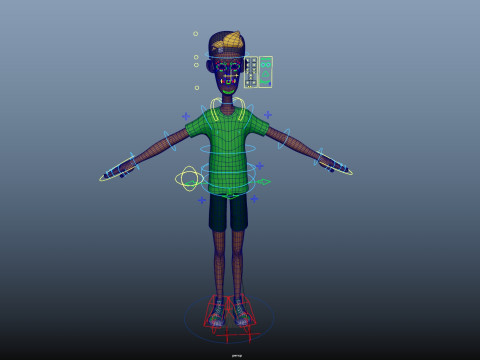 Cartoon Man 3D-Modell