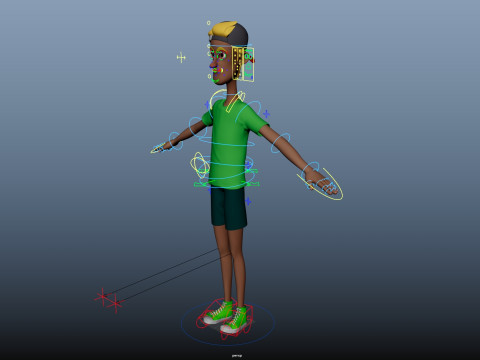 Cartoon Man 3D-Modell