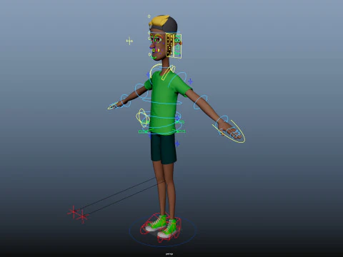 Cartoon Man 3D Model