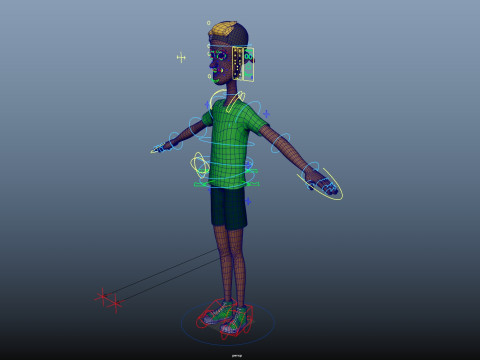 Cartoon Man 3D-Modell