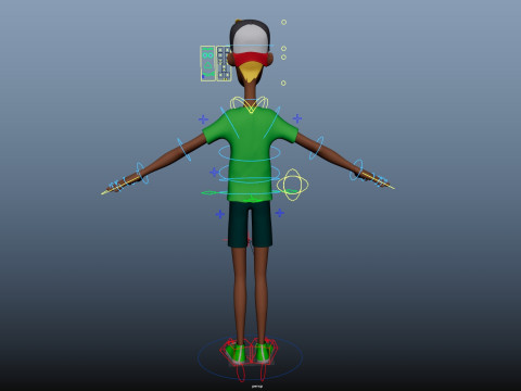 Cartoon Man 3D-Modell