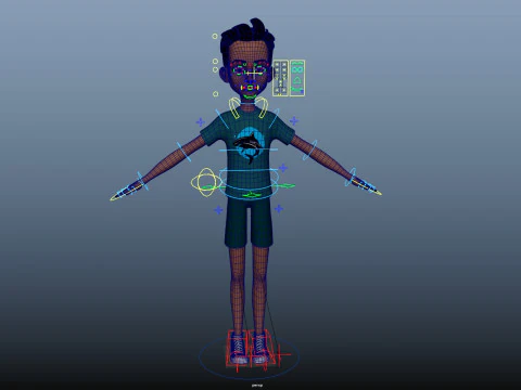 Cartoon Man 3D Model