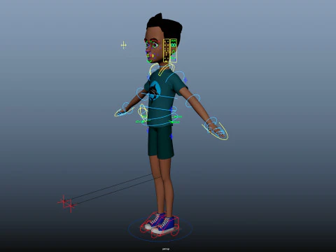 Cartoon Man 3D Model