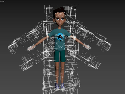 Cartoon Man 3D Model