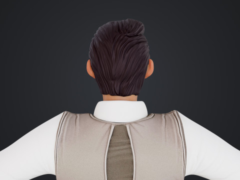 Cartoon Man 3D Model