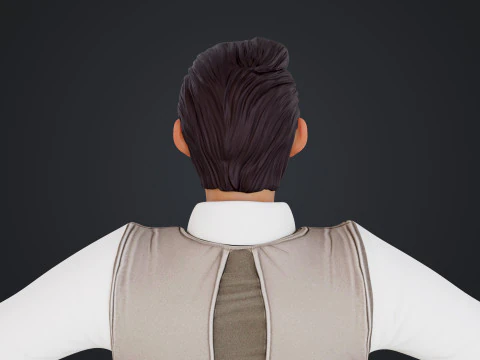 Cartoon Man 3D Model