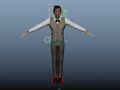 Cartoon Man 3D Model